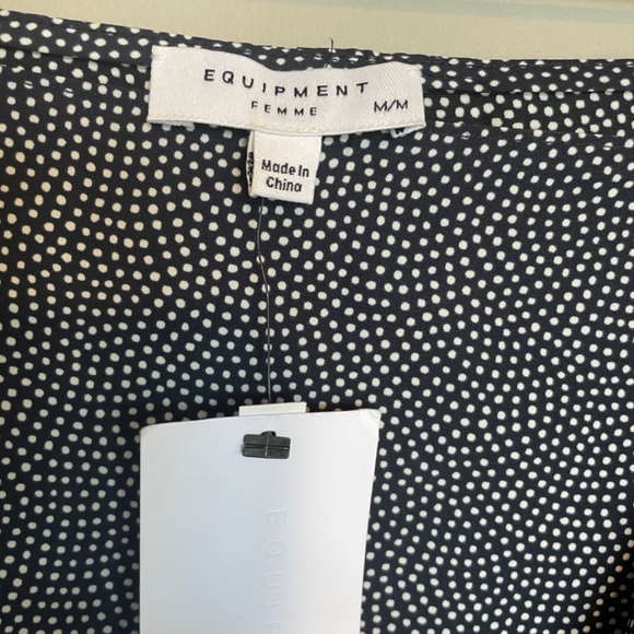 NWT Equipment Climmie Ruffle Midi Skirt with Slit size M - Picture 9 of 12